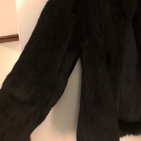 VINTAGE Rabbit Fur Coat - Picture 3 of 4